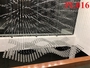 Đèn chùm pha lê thả thông minh PL016 lượn sóng đôi, Inox gương trắng, pha lê lượn sóng, KT(mm): 600x1800x2200
